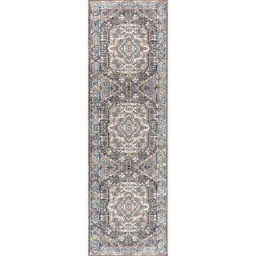 Kesan Vintage Medallion Area Rug